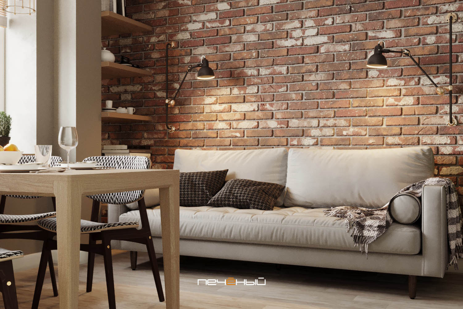 Кирпич в квартире