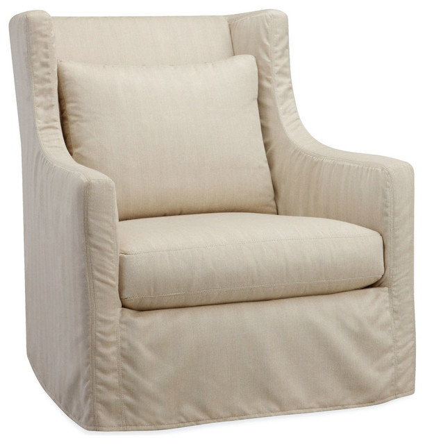 Cote d'Azur Outdoor Wing Chair in Spinnaker Sahara