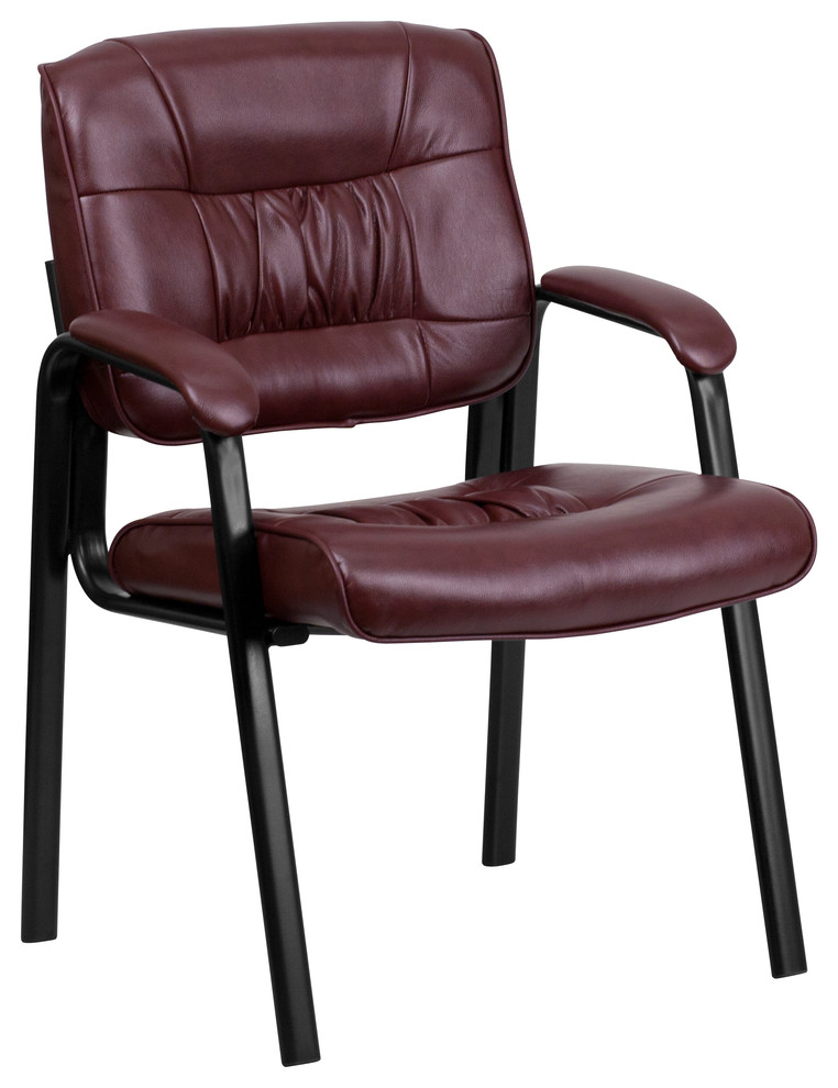 Burgundy Leather Side Chair BT-1404-BURG-GG