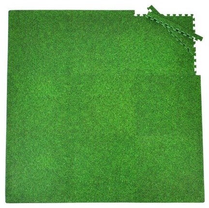 Tadpoles Playmat 9-Piece Set, Grass Print