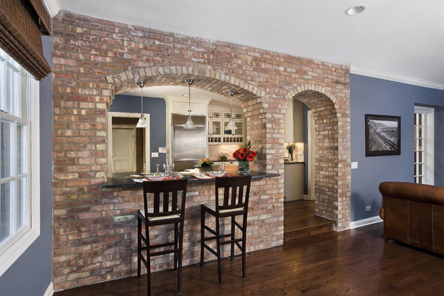 View into Kitchen / Breakfast Bar traditional-kitchen