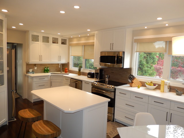 Transitional - White Shaker Kitchen transitional-kitchen