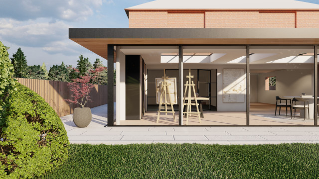 Surrey Modern Extension moderne-hus-og-facade