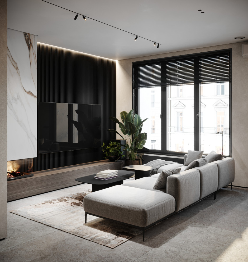 Дизайн интерьера трехкомнатной квартиры в ЖК Futurist