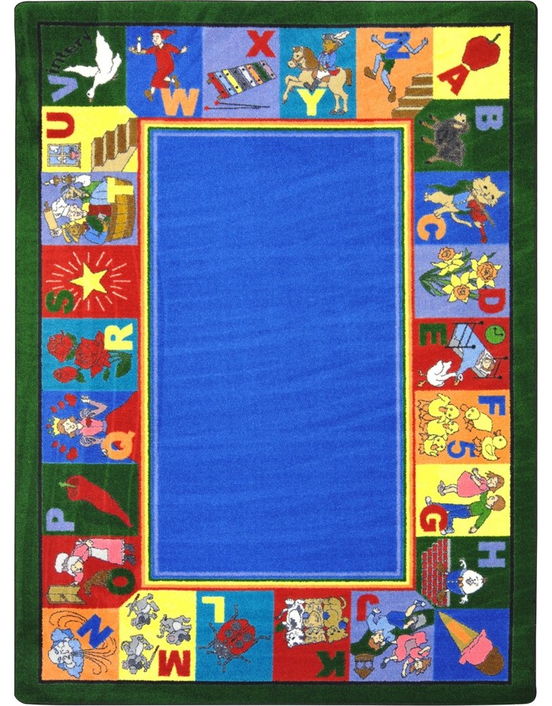 Kid Essentials Rug, My Favorite Rhymes, 7'8"x10'9"