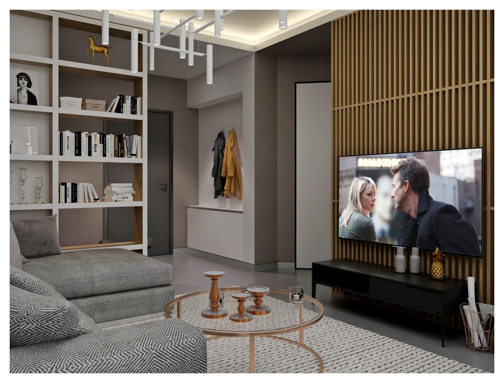 Дизайн-проект перепланировка из 2-х ком. в 3-х ком. в г. Москве