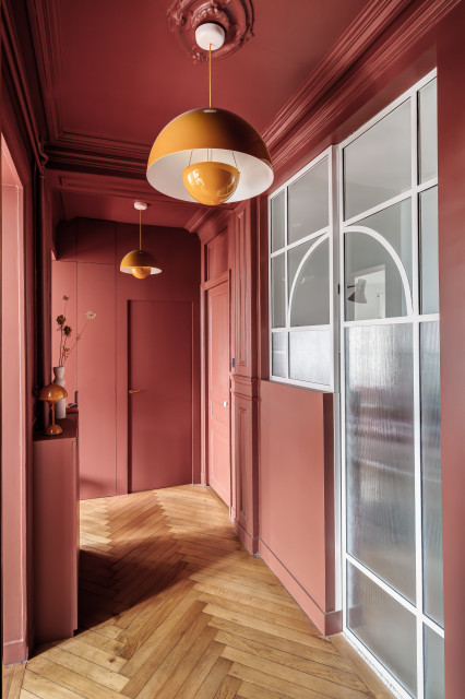 Entr&eacute;e & Cuisine contemporary-hallway-and-landing