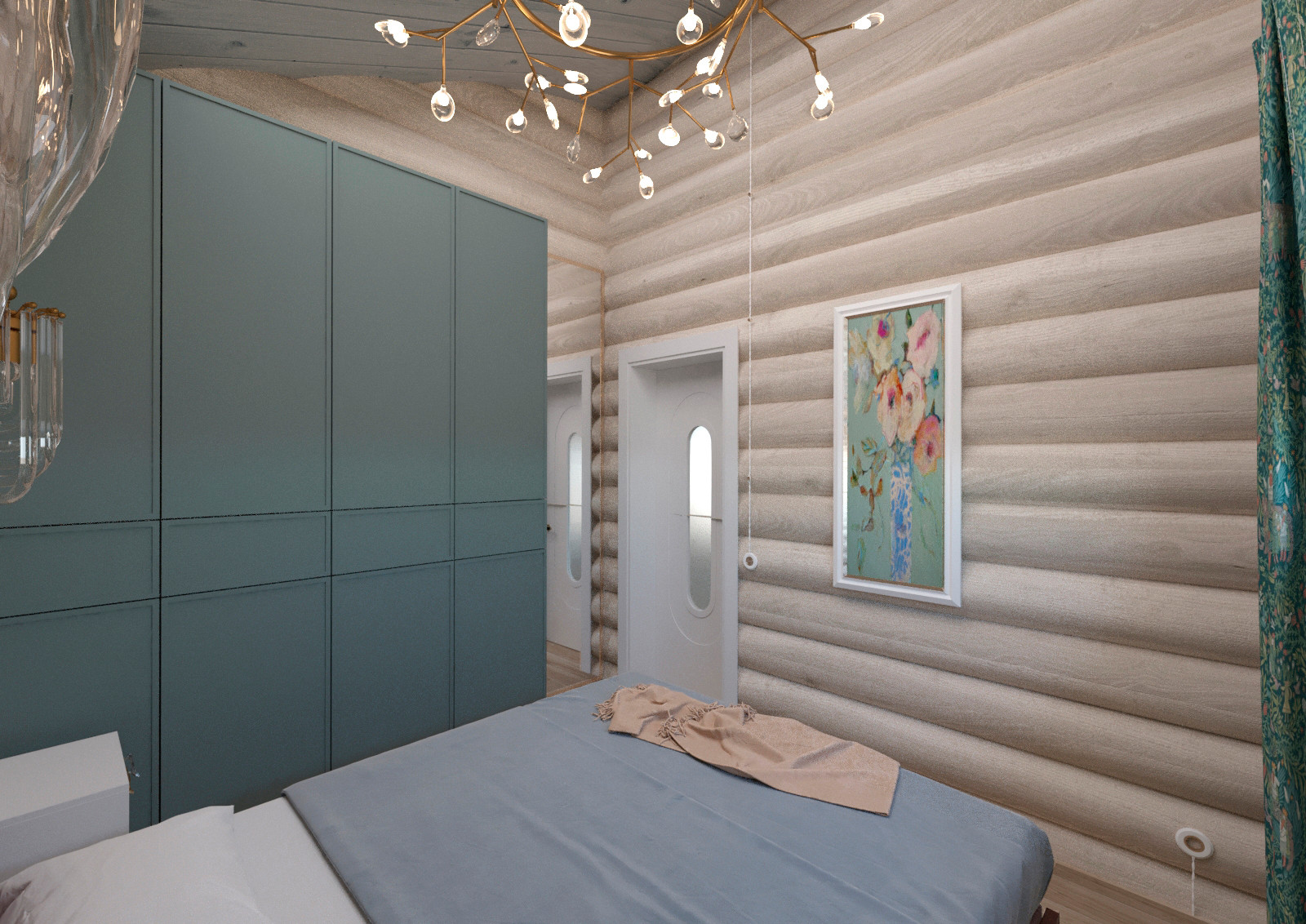 Дизайн интерьера в доме-срубе