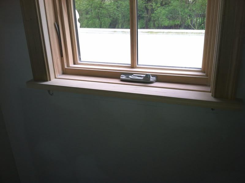 Kitchen window sill not flat