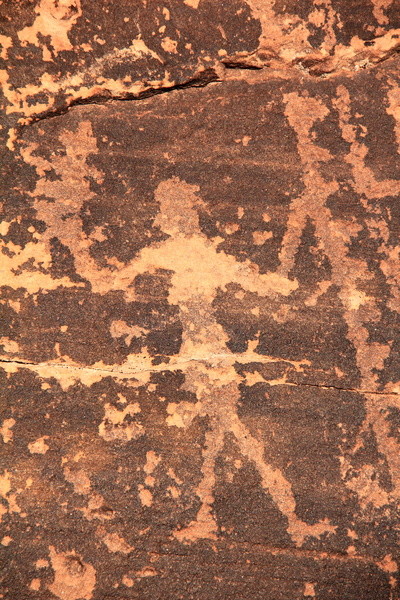 "Petroglyph Dancer" Art Print, Aluminum Dibond, Large