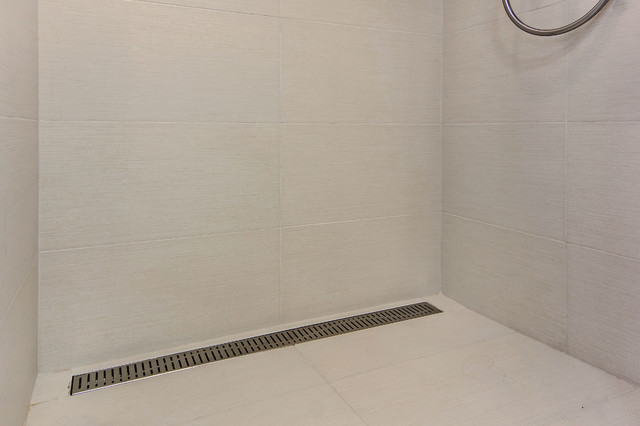 Rectangular shower drain - Midcentury - Bathroom - San Francisco - by ...