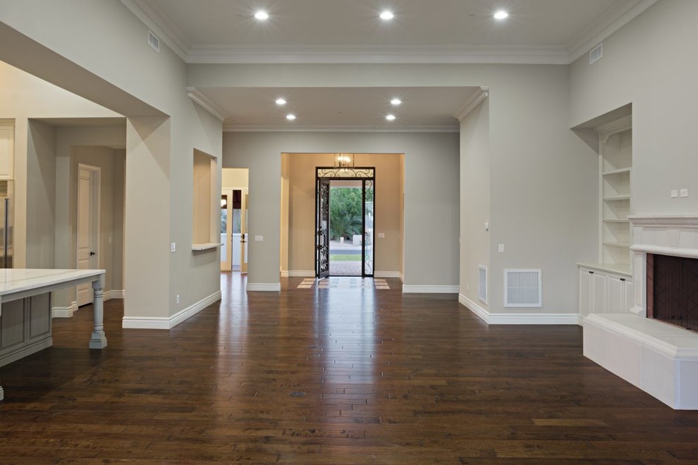 Entryway - transitional entryway idea in Phoenix