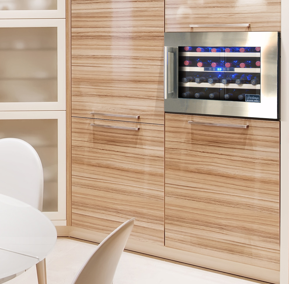 24 Bottle Seamless WallMounted Wine Cooler Modern Wine Cellar
