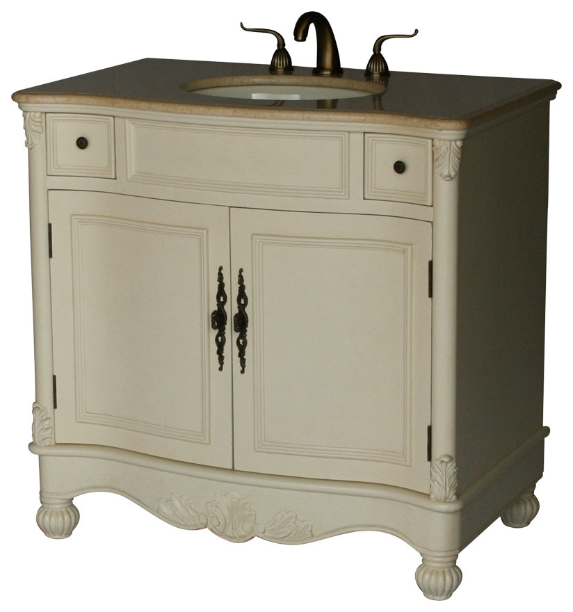 36-Inch Antique Style Single Sink Bathroom Vanity Model 2615-261BE ...