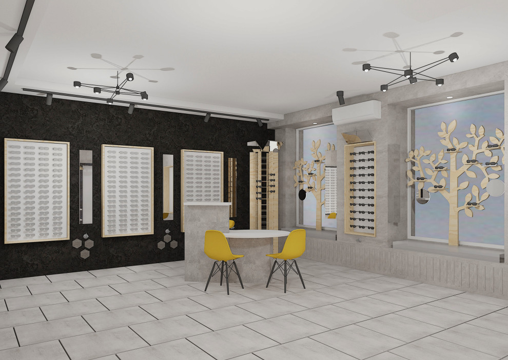 Дизайн проект салона оптики