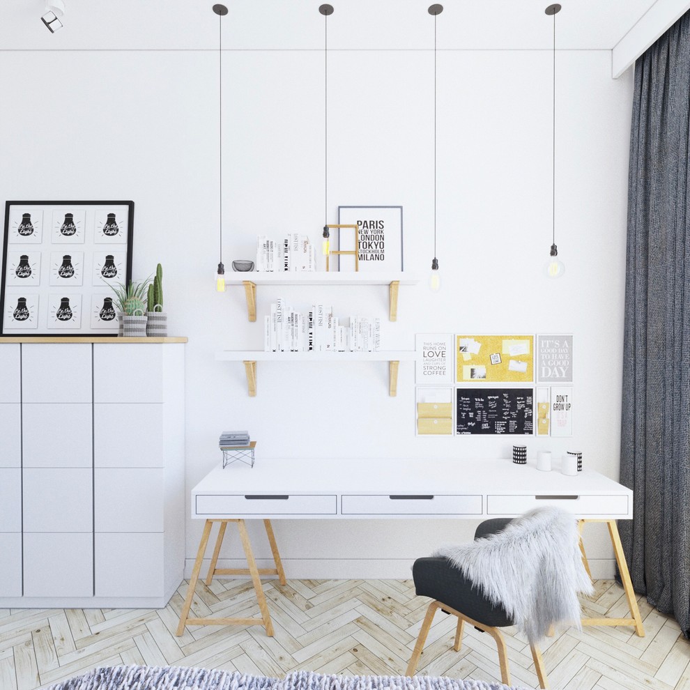 Спальня в скандинавском стиле