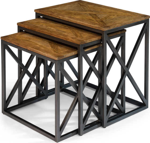 Bohemian Cluster Tables Industrial Coffee Table Sets by HedgeApple