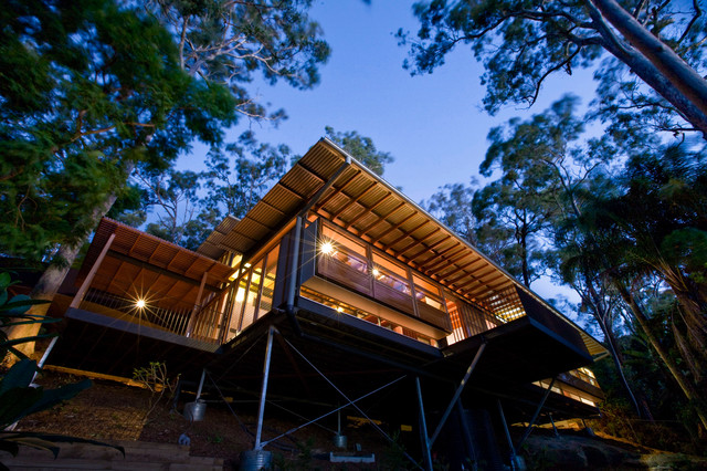 Hilltop House contemporary-fasad