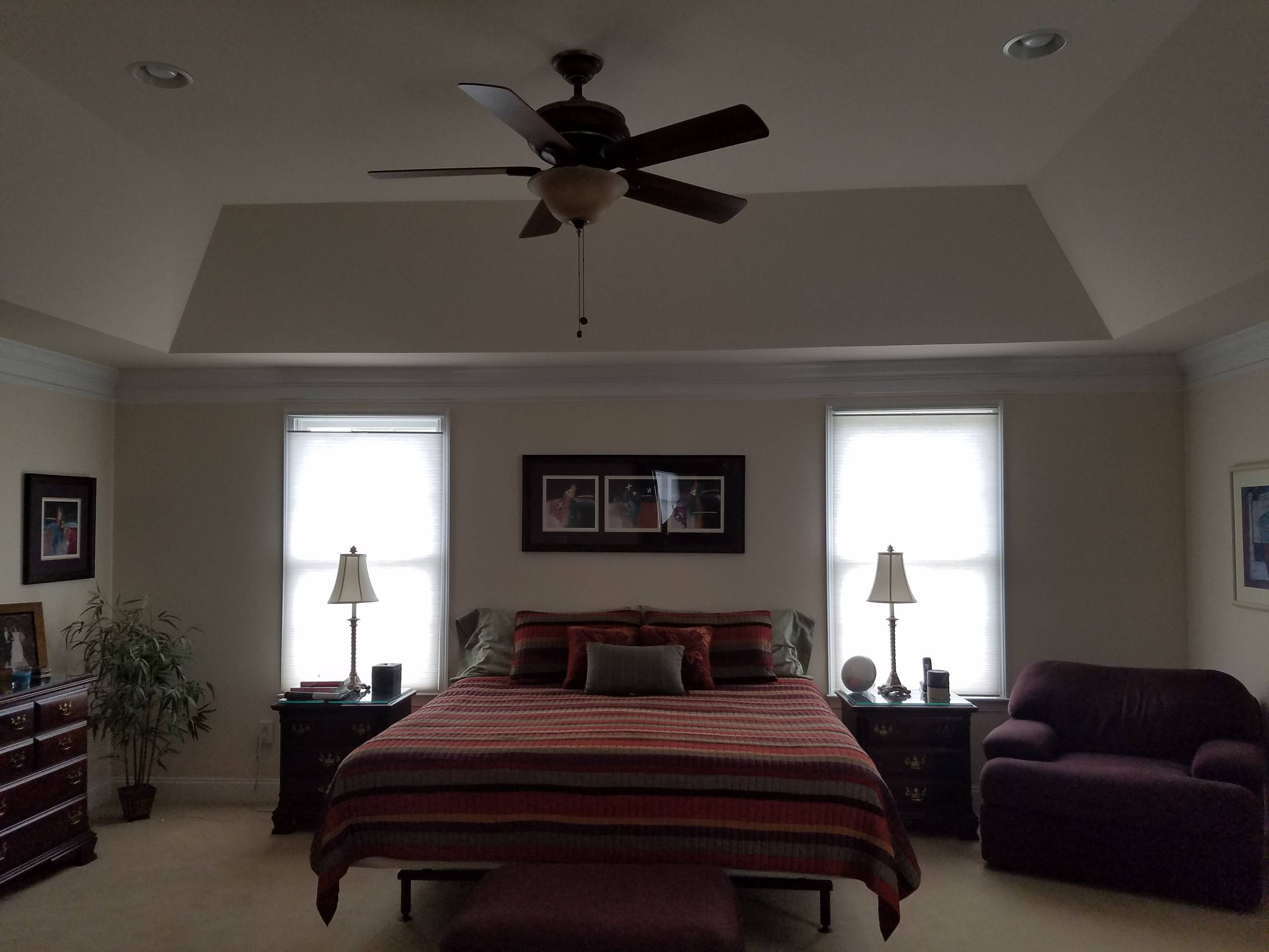 Grasscloth & Wallpaper: Master Bedroom