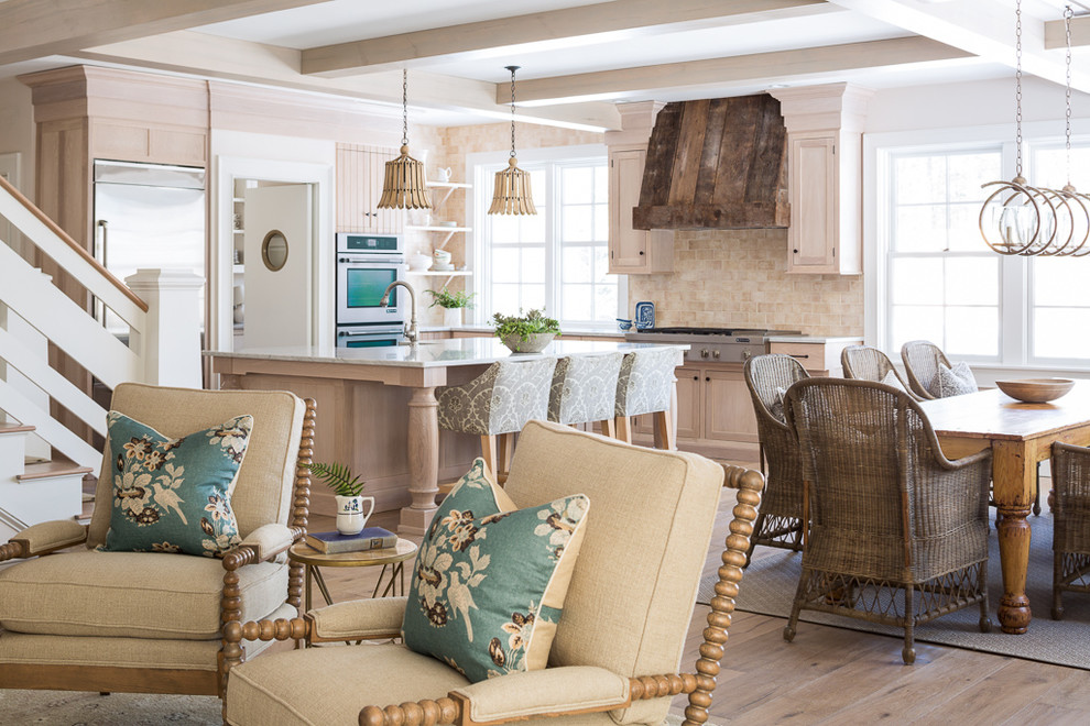 Inspiration for a beach style home design in Portland Maine.