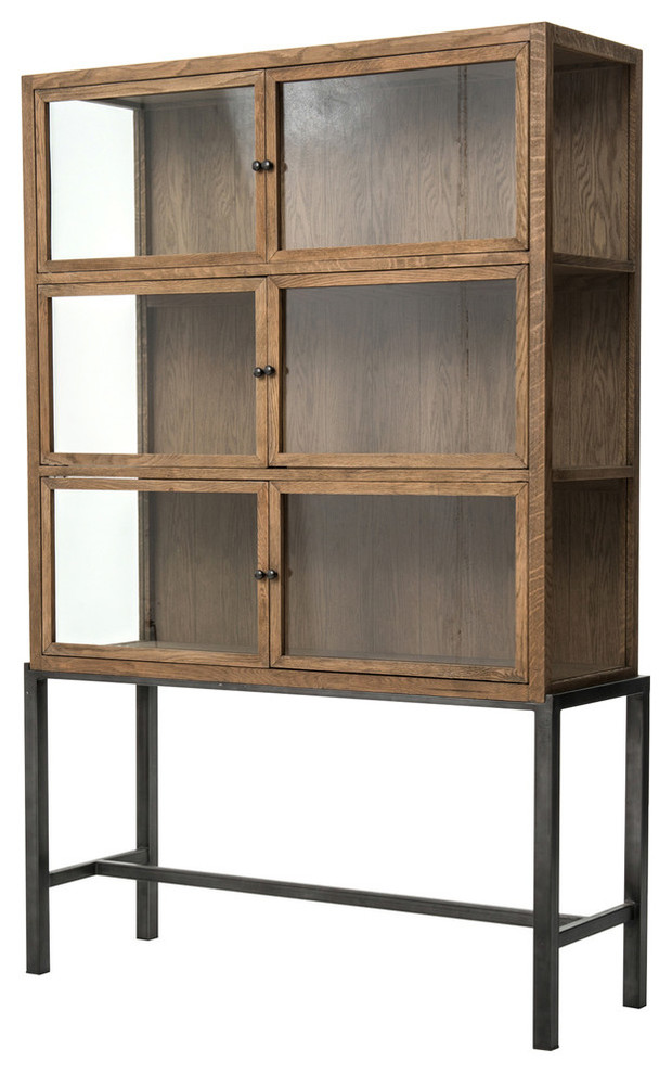 Four Hands Spencer Curio Transitional China And