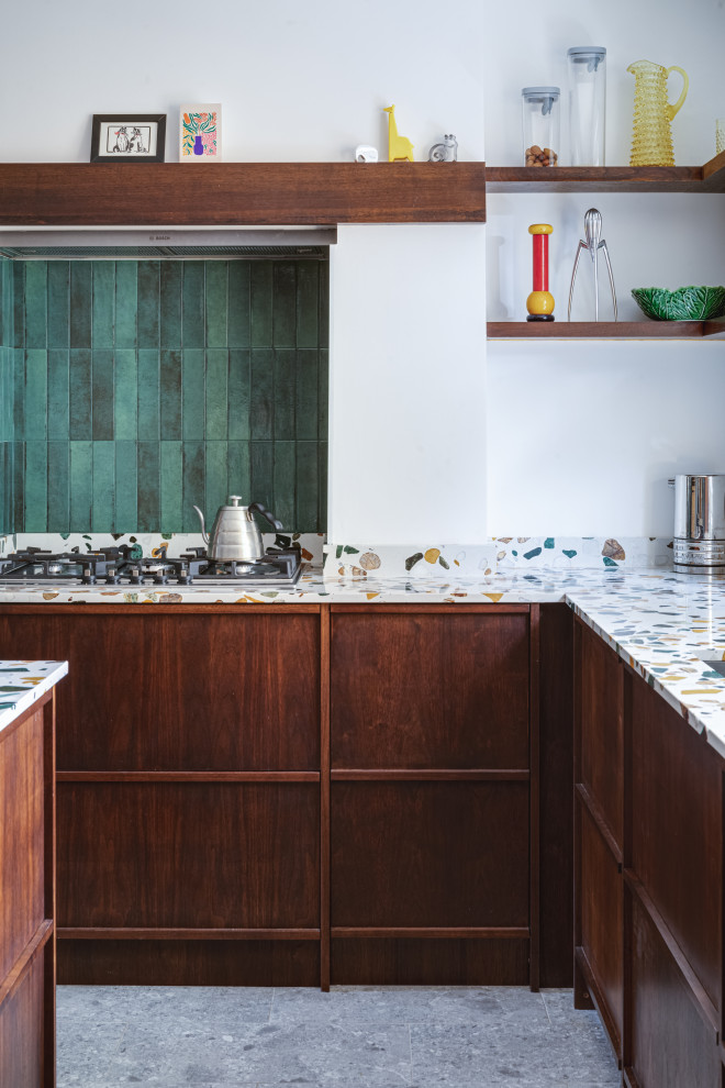 Kitchen - 1950s kitchen idea in Other