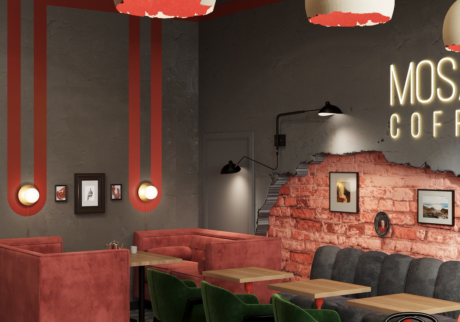 Дизайн-проект кофейни часть 1