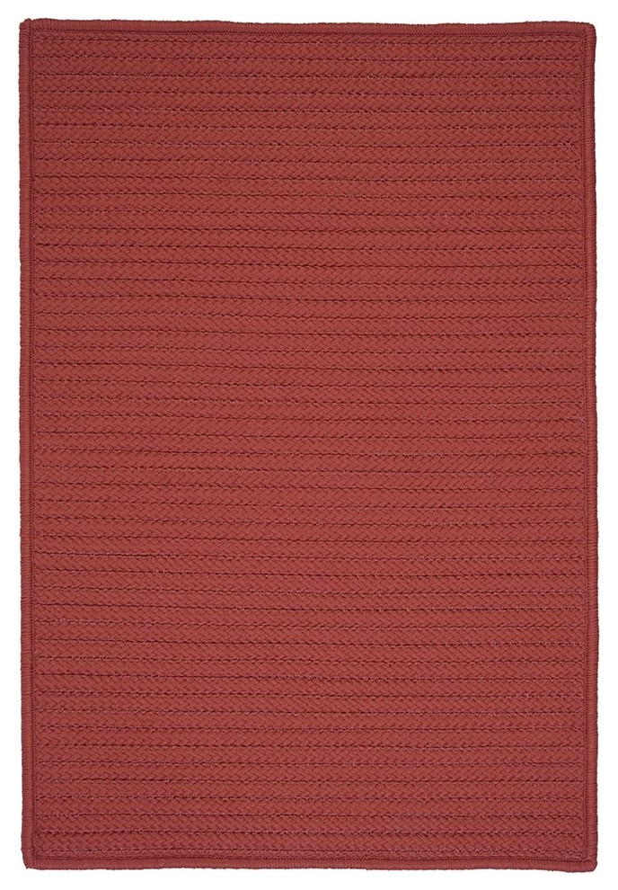 Colonial Mills Simply Home Solid H104 Terracotta Rug, 2x3, 2x3