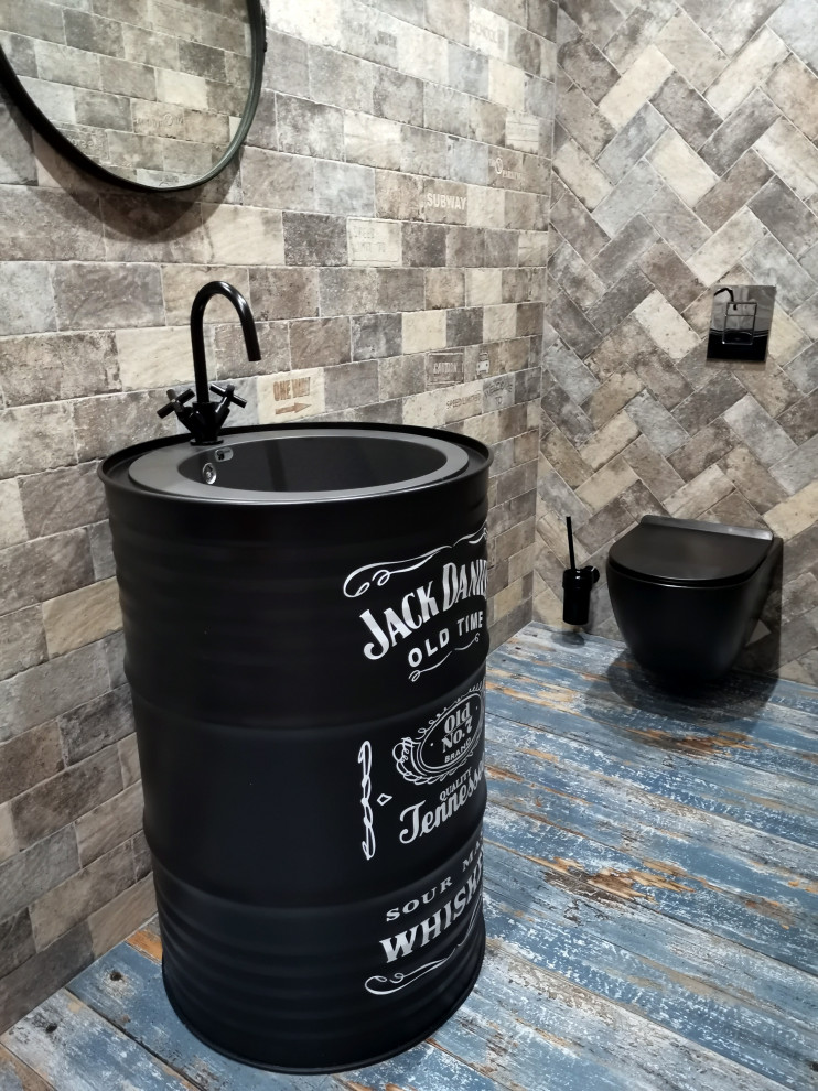 САНУЗЕЛ В СТИЛЕ "ЛОФТ"