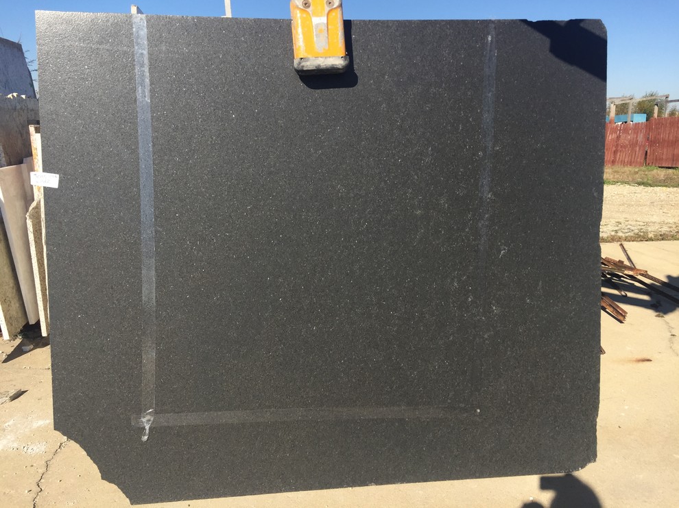 Black pearl leathered granite