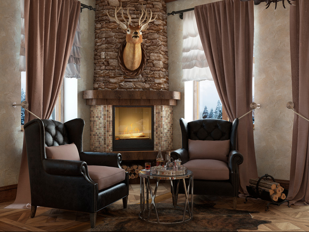 Дачный дом в стиле Шале́ (фр. chalet),