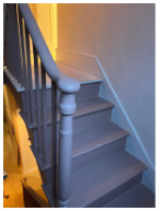 Edwardian staircase refurbishment: AFTER