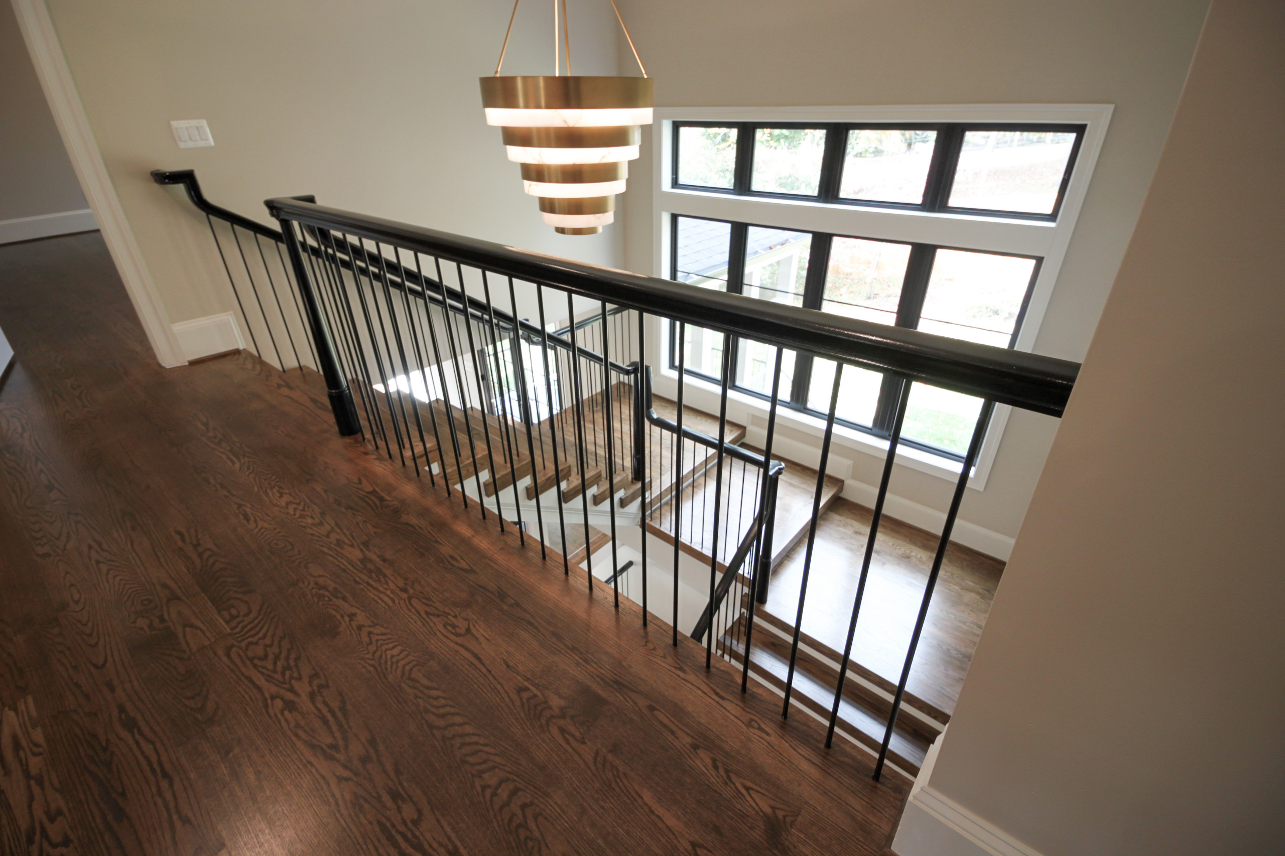 89_Eclectic and Edgy Staircase in French Contemporary Residence, McLean VA 2210