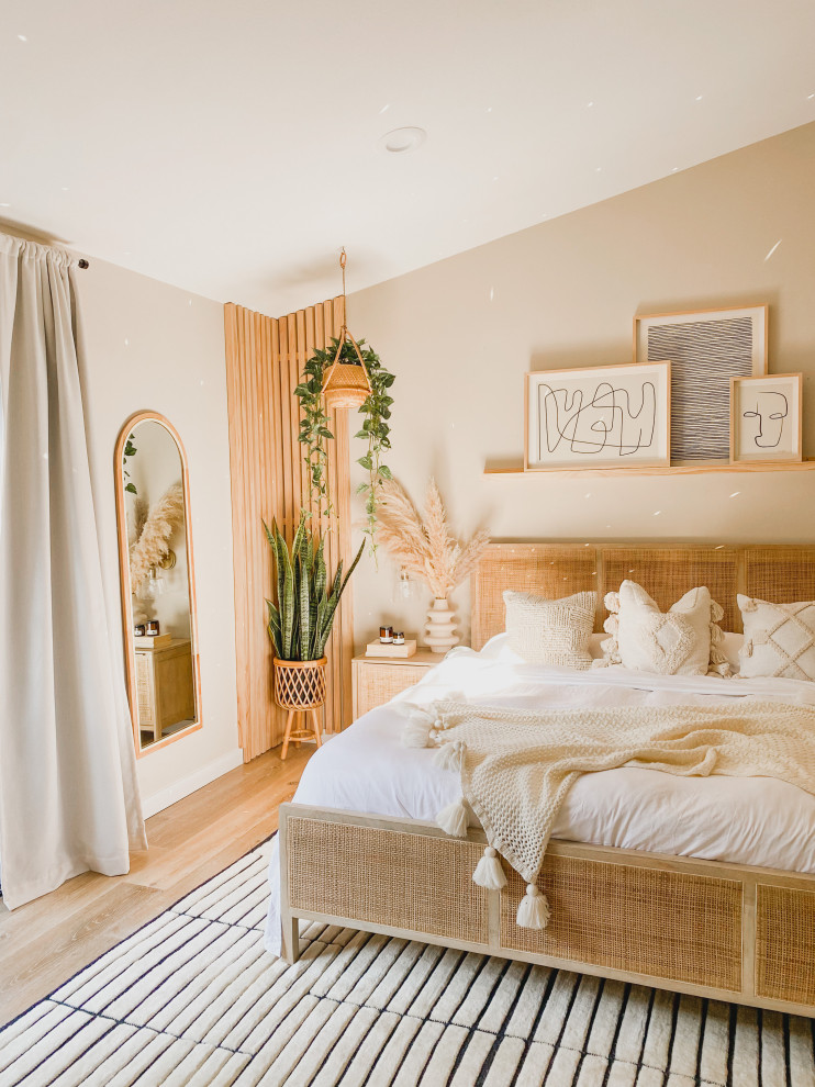 Scandinavian bedroom in Los Angeles.