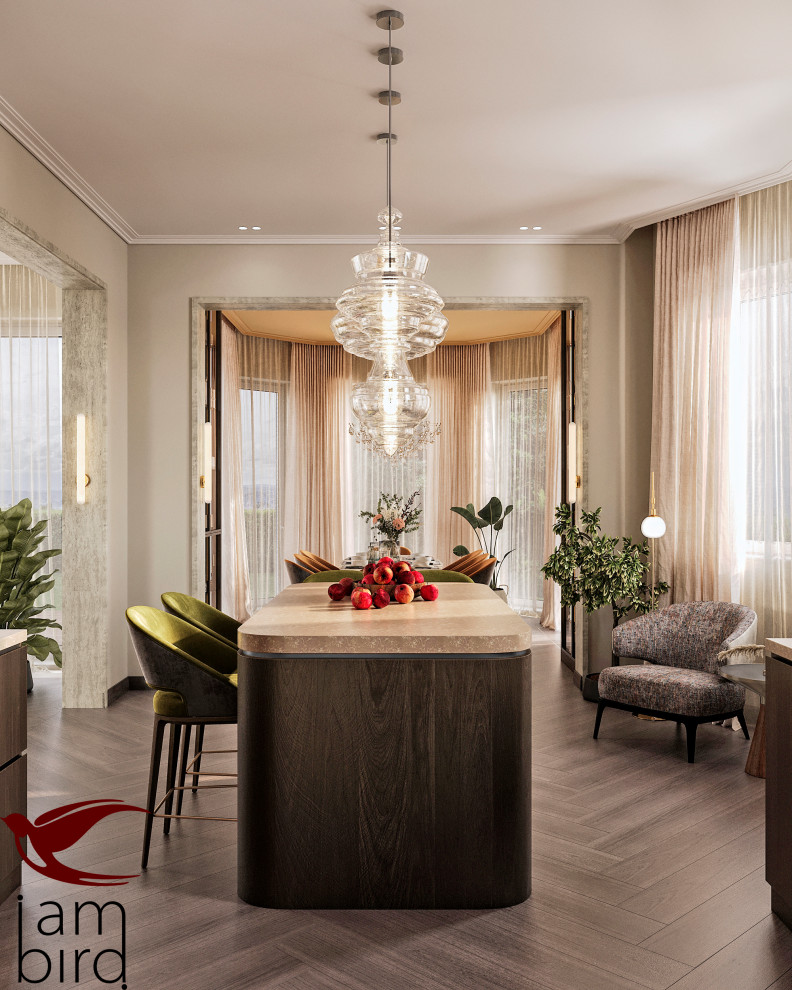 Современная классика с нотками ар-деко в КП "Гайд Парк"