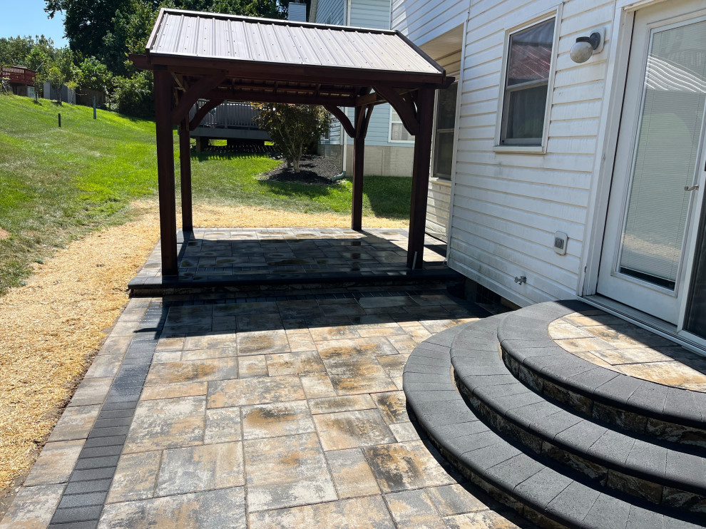 Perry Hall Patio, Pond, Pergola