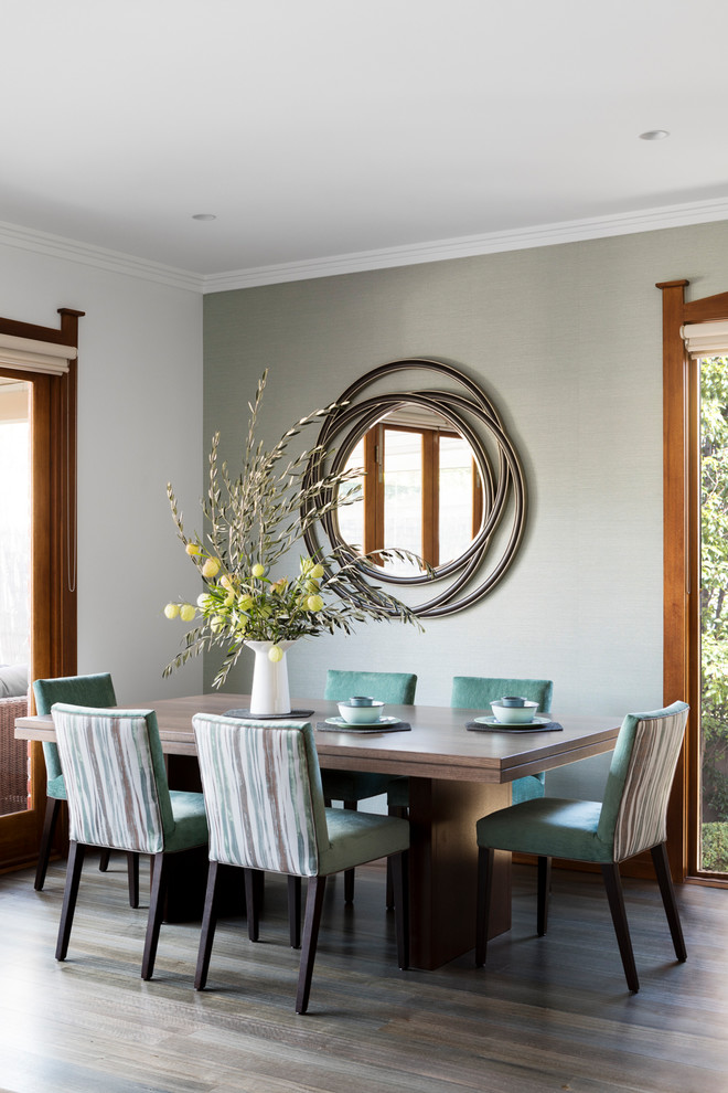 Inspiration for a dining room in Melbourne.