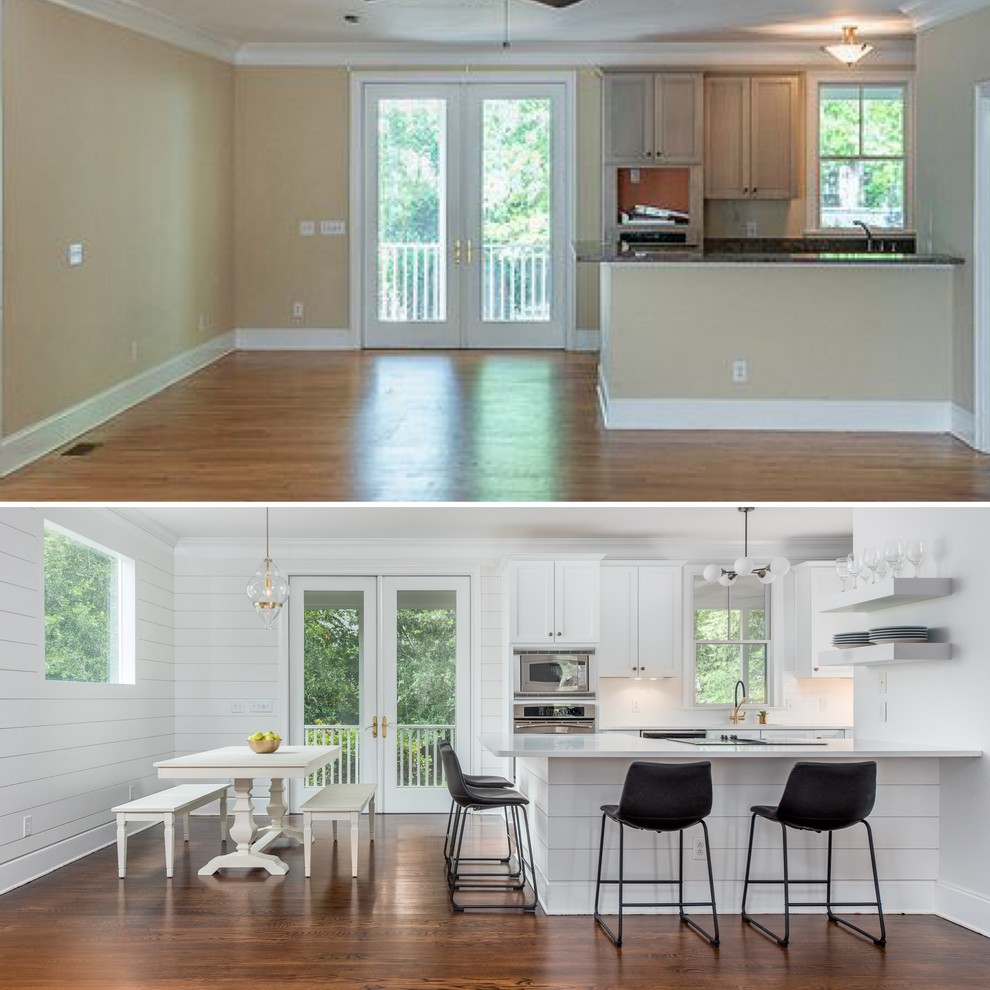 Open Concept Kitchen Living Room Redesign - Modern - Charleston - by MM ...