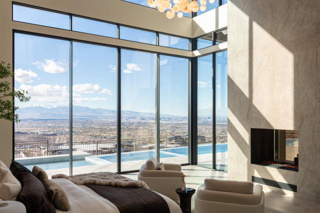 Meyer Residence/Vista Serena modern-schlafzimmer