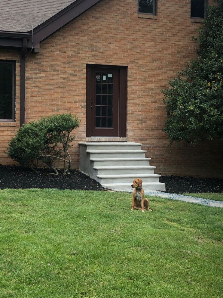 Exterior in-law suite was build
