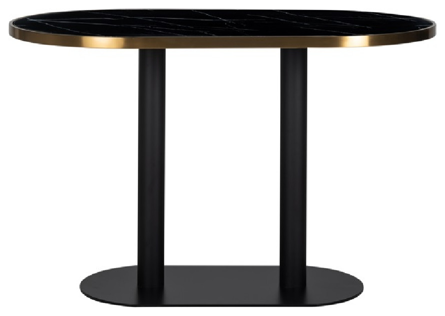 Oval Marble Dining Table OROA Zenza Contemporary Dining Tables