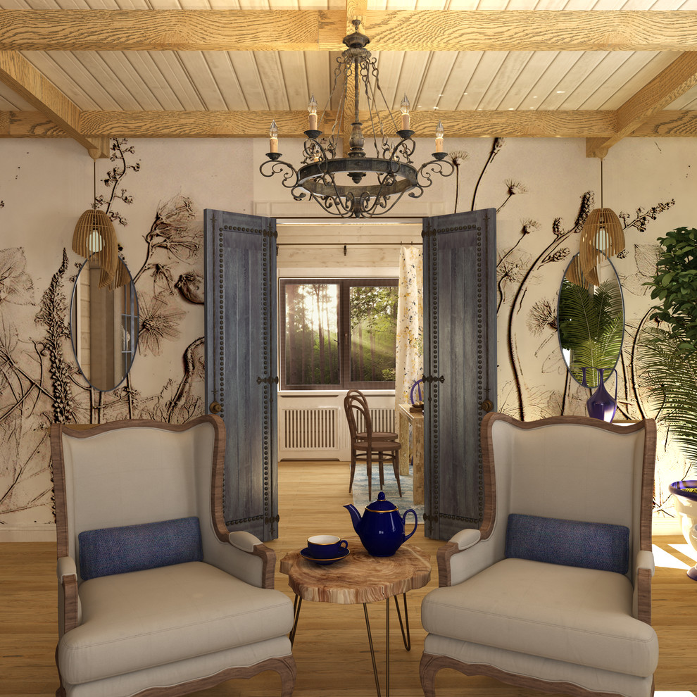 Дом в лесу. Художественное эко-кантри