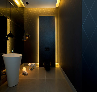 Luxury Villa In Israel Modern Powder Room Other