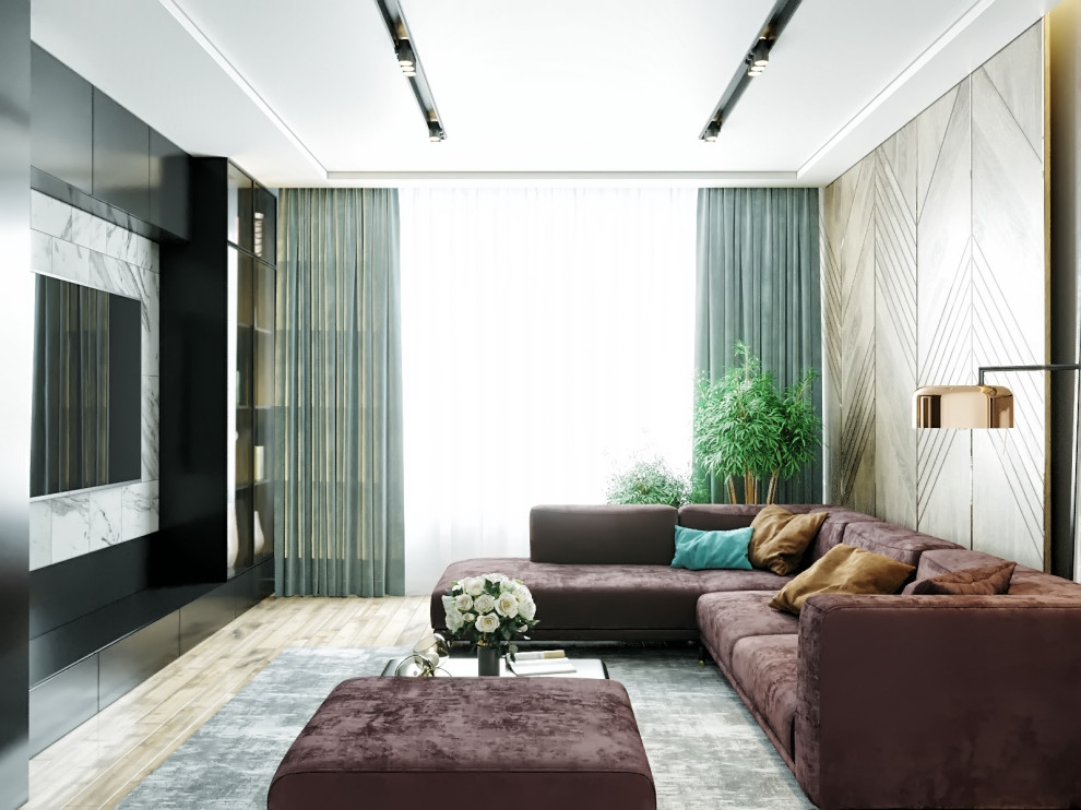 В современном  стиле