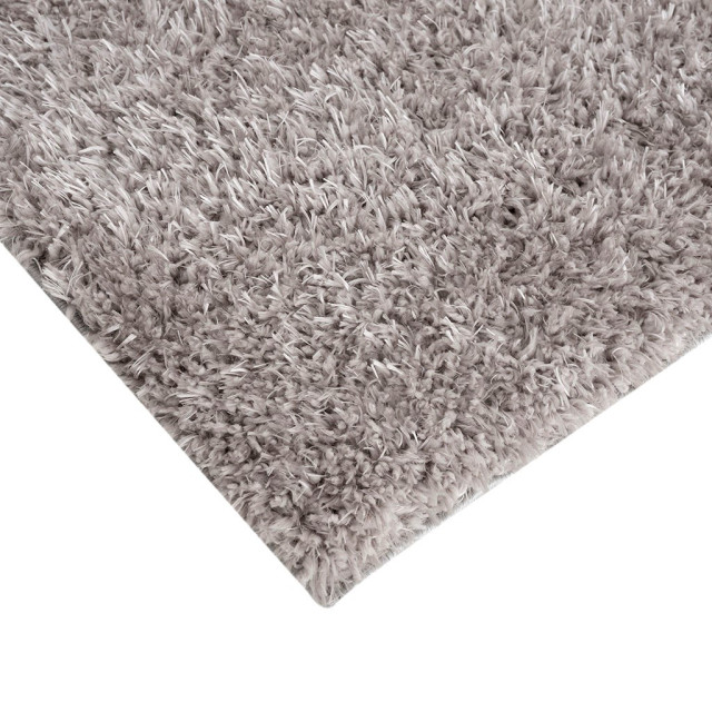 Madison Park Soft Plush Shag Area Rug, Gray, 6'x9'