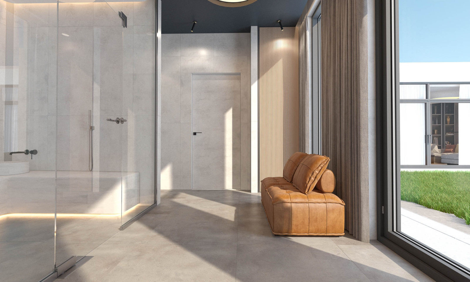 Спа-зона в проекте загородного дома Mountain House