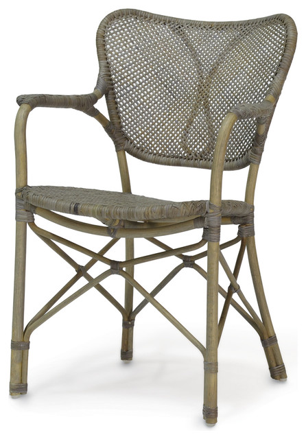 Palecek Jordan Chair Gray Arm