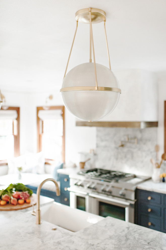 Inspiration for a transitional kitchen remodel in Seattle