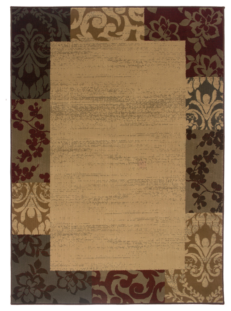 Oriental Weavers Sphinx Amelia Casual Beige Rug, 5'X7'6" Contemporary