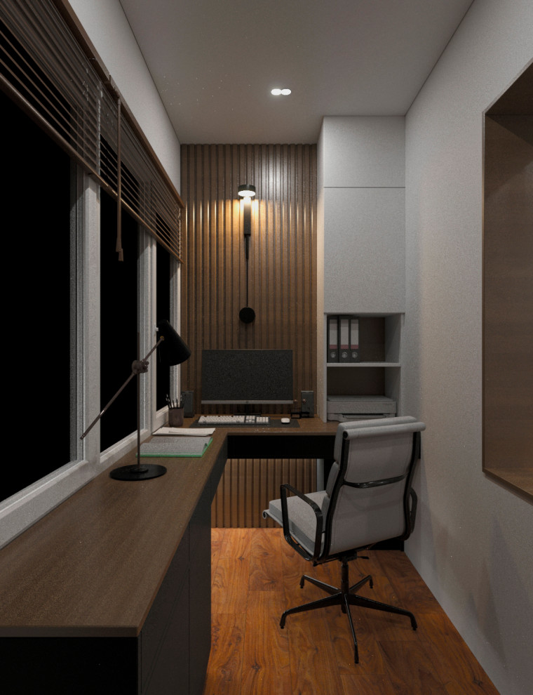 Дизайн балкона в двух вариантах